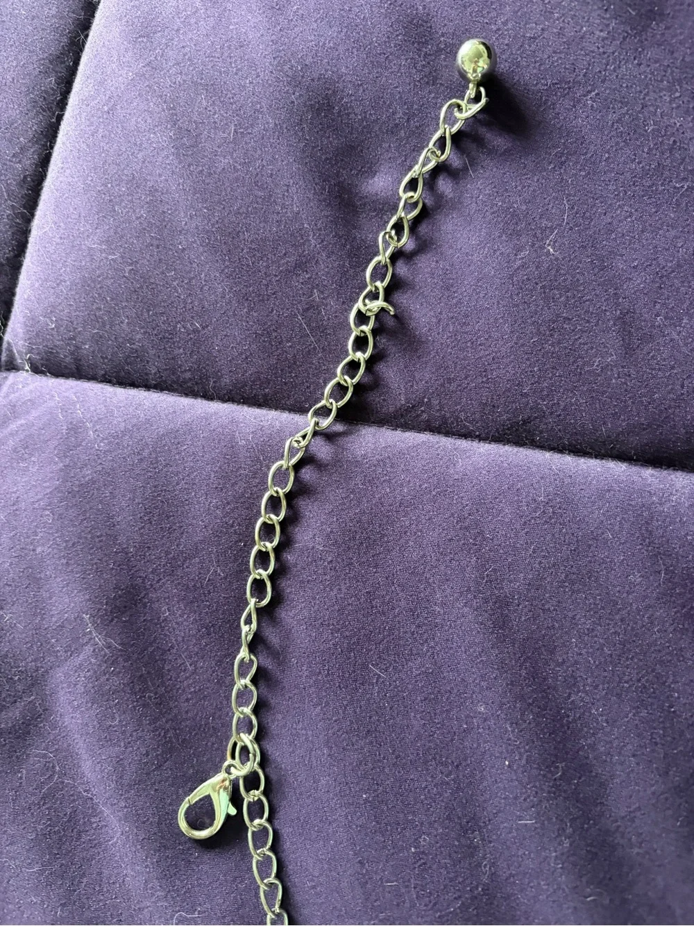 Layered Silver-Tone Belt Chain with Blue Evil Eye Charms - Women Accessories